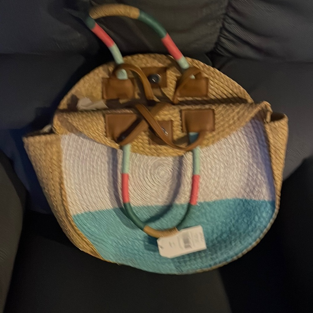 Straw bag